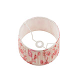 Joules Folly Pink Cotton Tapered Drum Shade 30cm