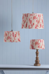 Joules Folly Pink Cotton Tapered Drum Shade 30cm