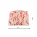 Joules Folly Pink Cotton Tapered Drum Shade 30cm