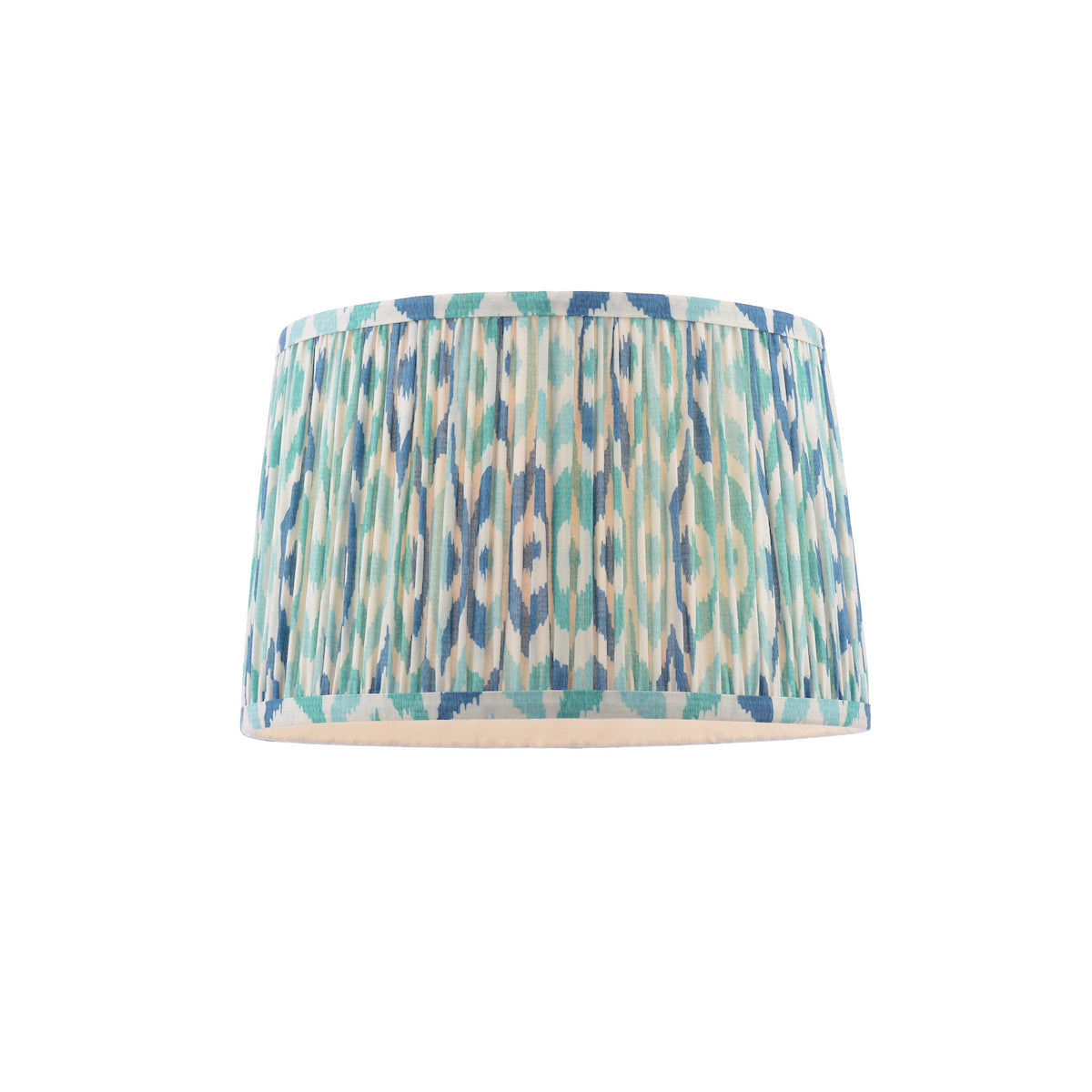 Joules Folly Blue Cotton Tapered Drum Shade 30cm