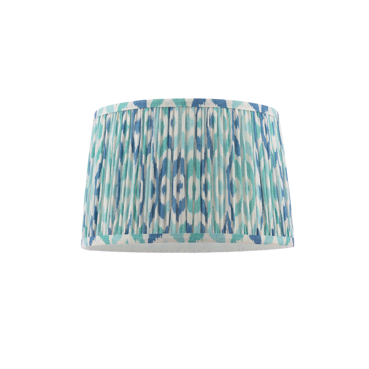 Joules Folly Blue Cotton Tapered Drum Shade 30cm