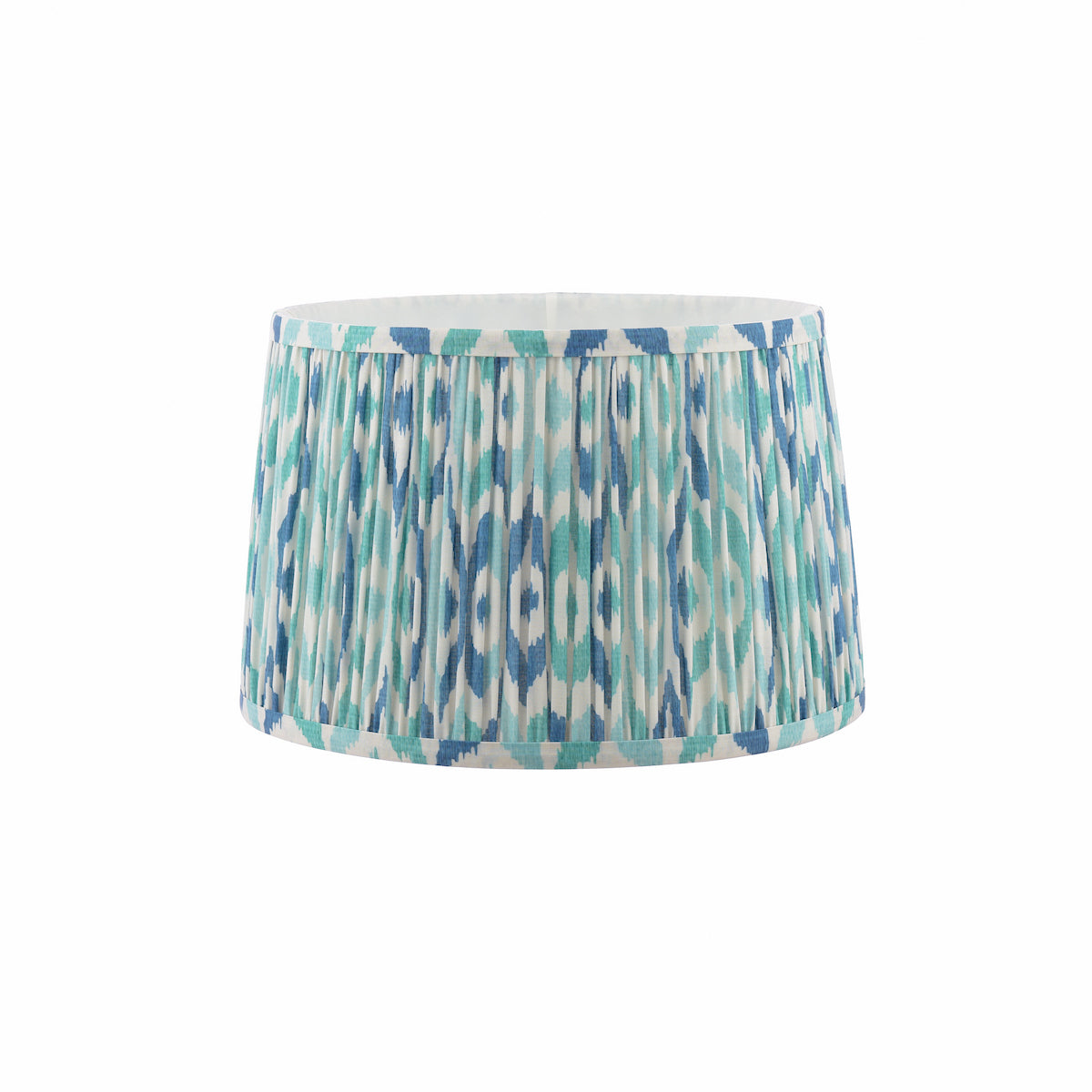Joules Folly Blue Cotton Tapered Drum Shade 30cm