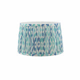 Joules Folly Blue Cotton Tapered Drum Shade 30cm