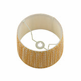 Joules Folly Yellow Cotton Tapered Drum Shade 30cm