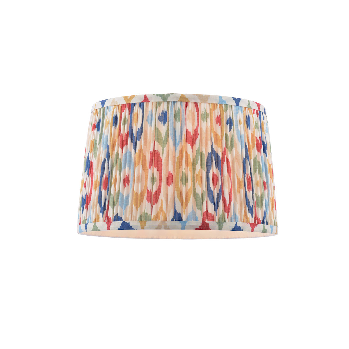 Joules Folly Multi Coloured Artful Cotton Tapered Drum Shade 30cm