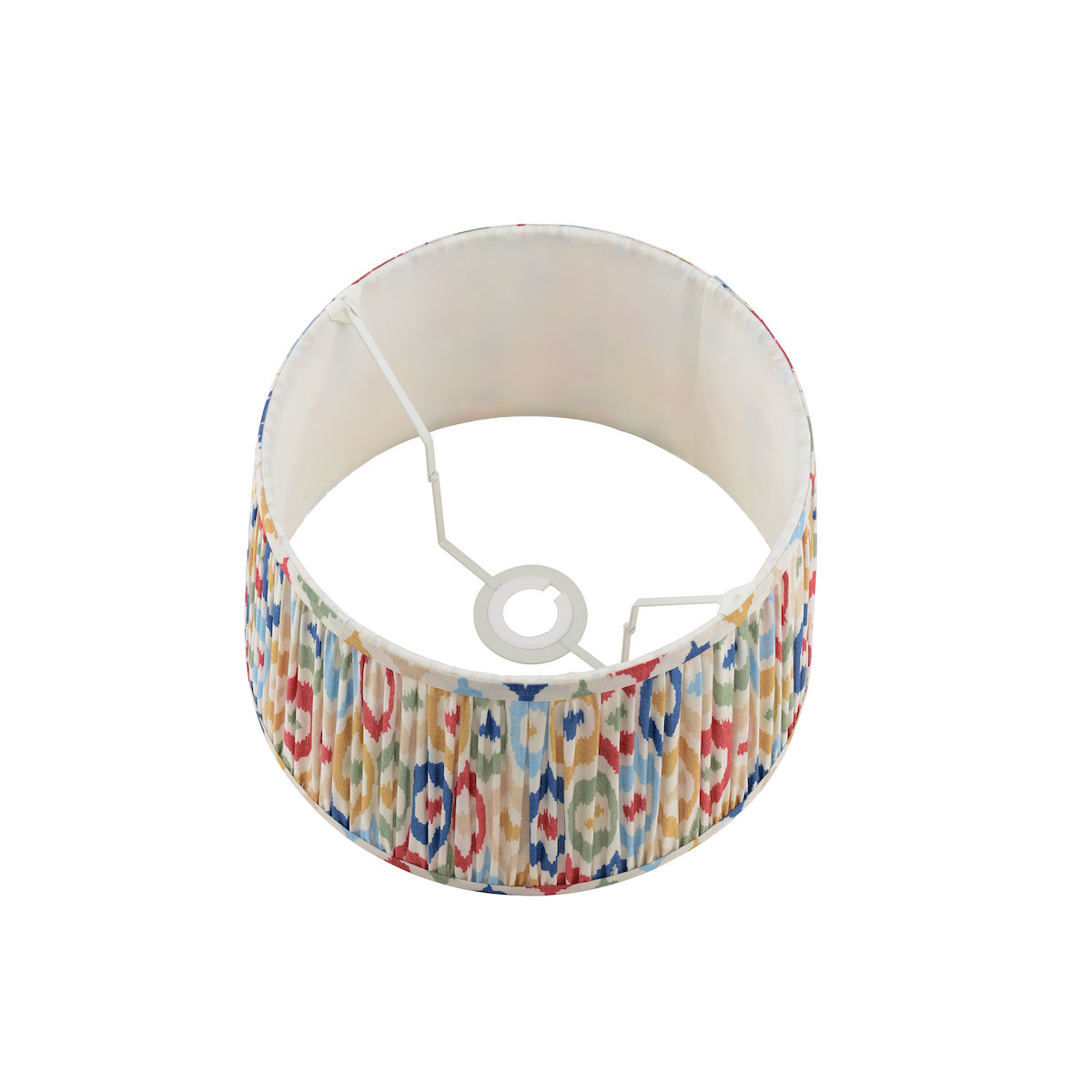 Joules Folly Multi Coloured Artful Cotton Tapered Drum Shade 30cm