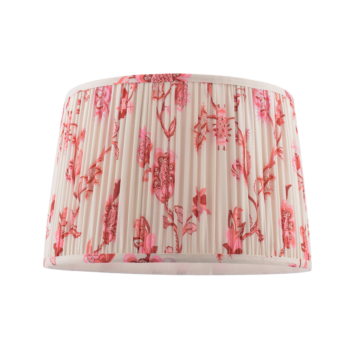 Joules Folly Pink Cotton Tapered Drum Shade 40cm