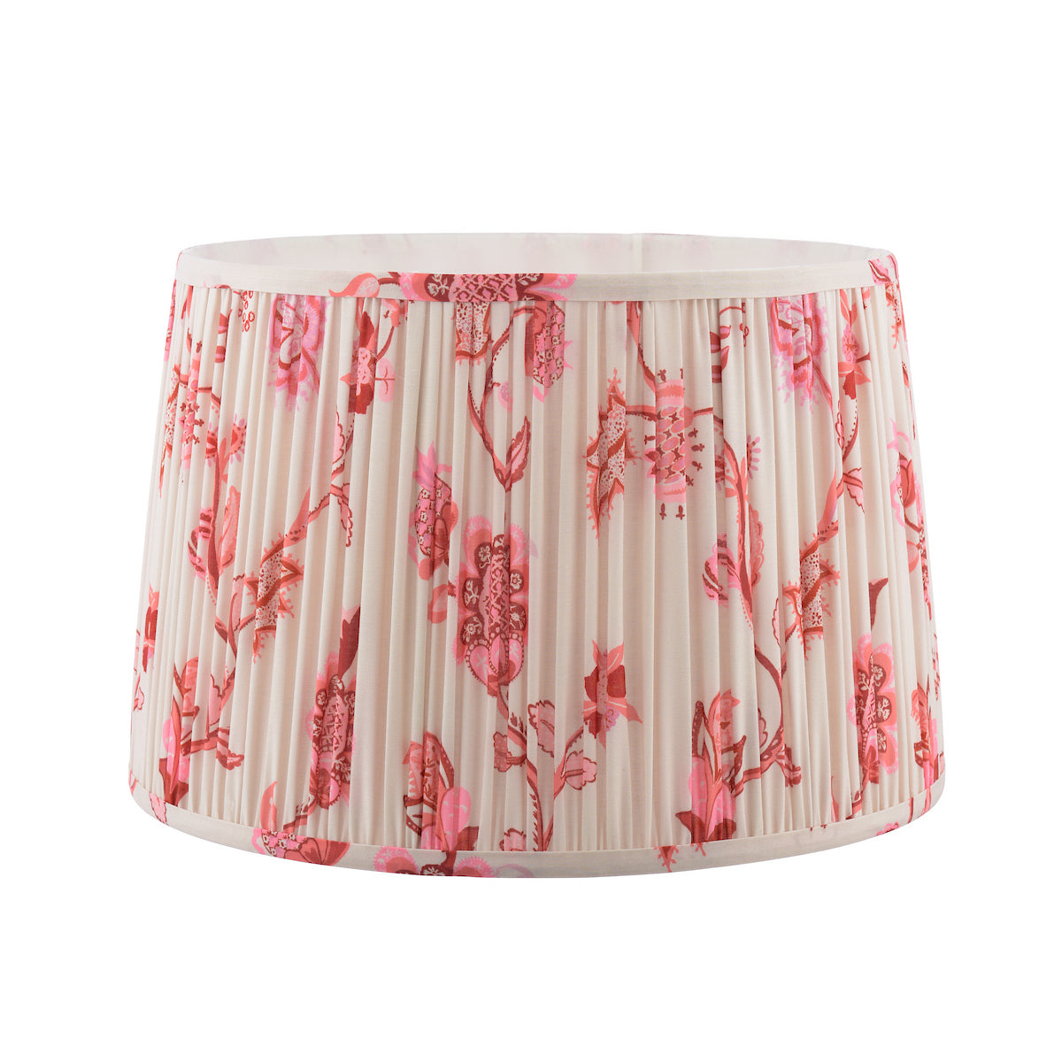 Joules Folly Pink Cotton Tapered Drum Shade 40cm