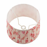 Joules Folly Pink Cotton Tapered Drum Shade 40cm