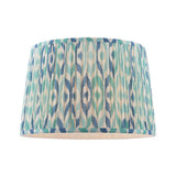 Joules Folly Blue Cotton Tapered Drum Shade 40cm
