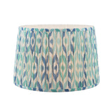 Joules Folly Blue Cotton Tapered Drum Shade 40cm