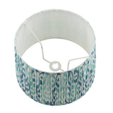 Joules Folly Blue Cotton Tapered Drum Shade 40cm