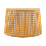 Joules Folly Yellow Cotton Tapered Drum Shade 40cm
