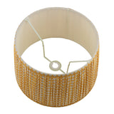 Joules Folly Yellow Cotton Tapered Drum Shade 40cm