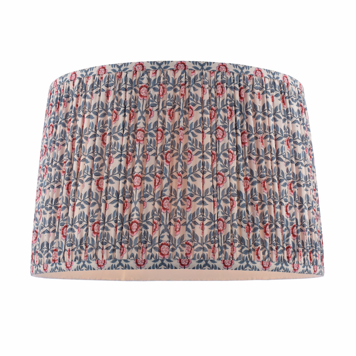 Joules Folly Multi Coloured Cotton Tapered Drum Shade 40cm