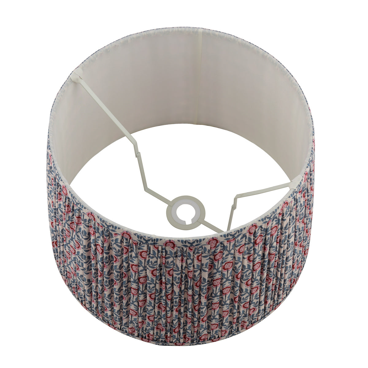 Joules Folly Multi Coloured Cotton Tapered Drum Shade 40cm
