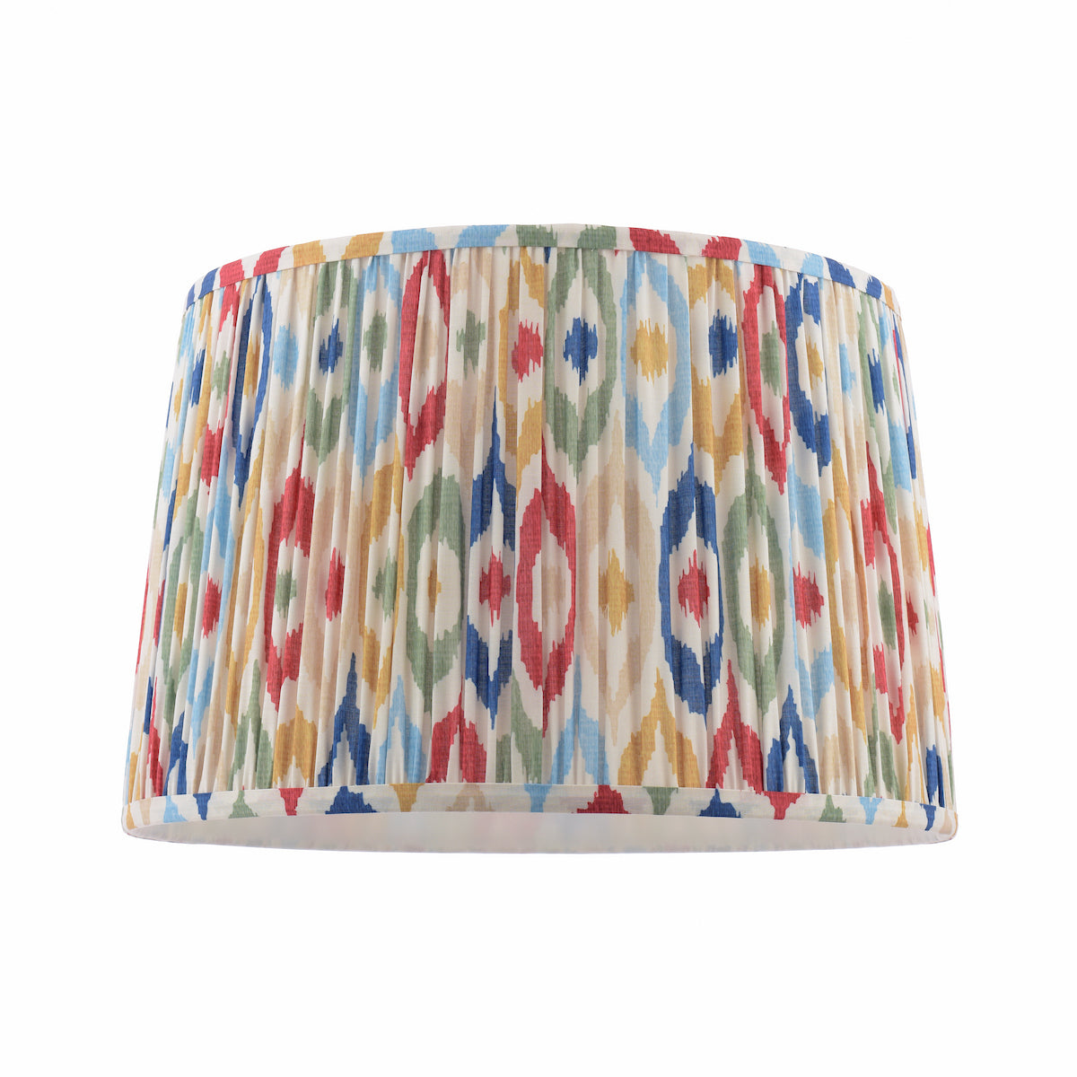 Joules Folly Multi Coloured Artful Cotton Tapered Drum Shade 40cm