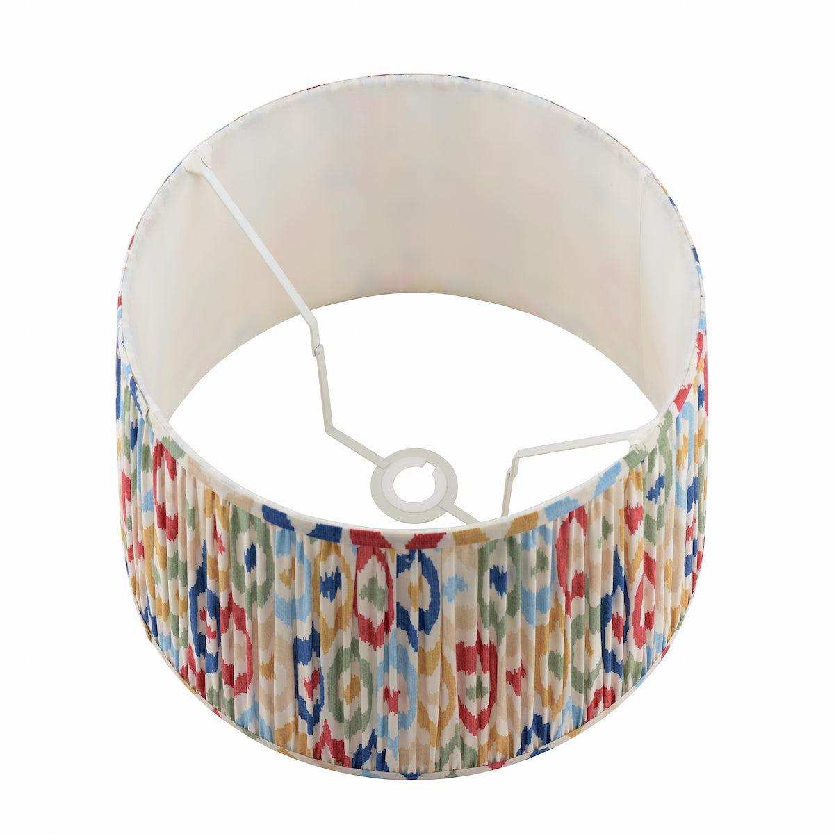 Joules Folly Multi Coloured Artful Cotton Tapered Drum Shade 40cm
