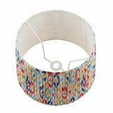 Joules Folly Multi Coloured Artful Cotton Tapered Drum Shade 40cm
