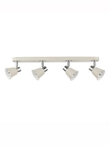 Dar Fry 4 Bar Spotlight Cream and Polished Chrome –  from Amos Lighting + Home