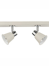 Dar Fry 4 Bar Spotlight Cream and Polished Chrome –  from Amos Lighting + Home