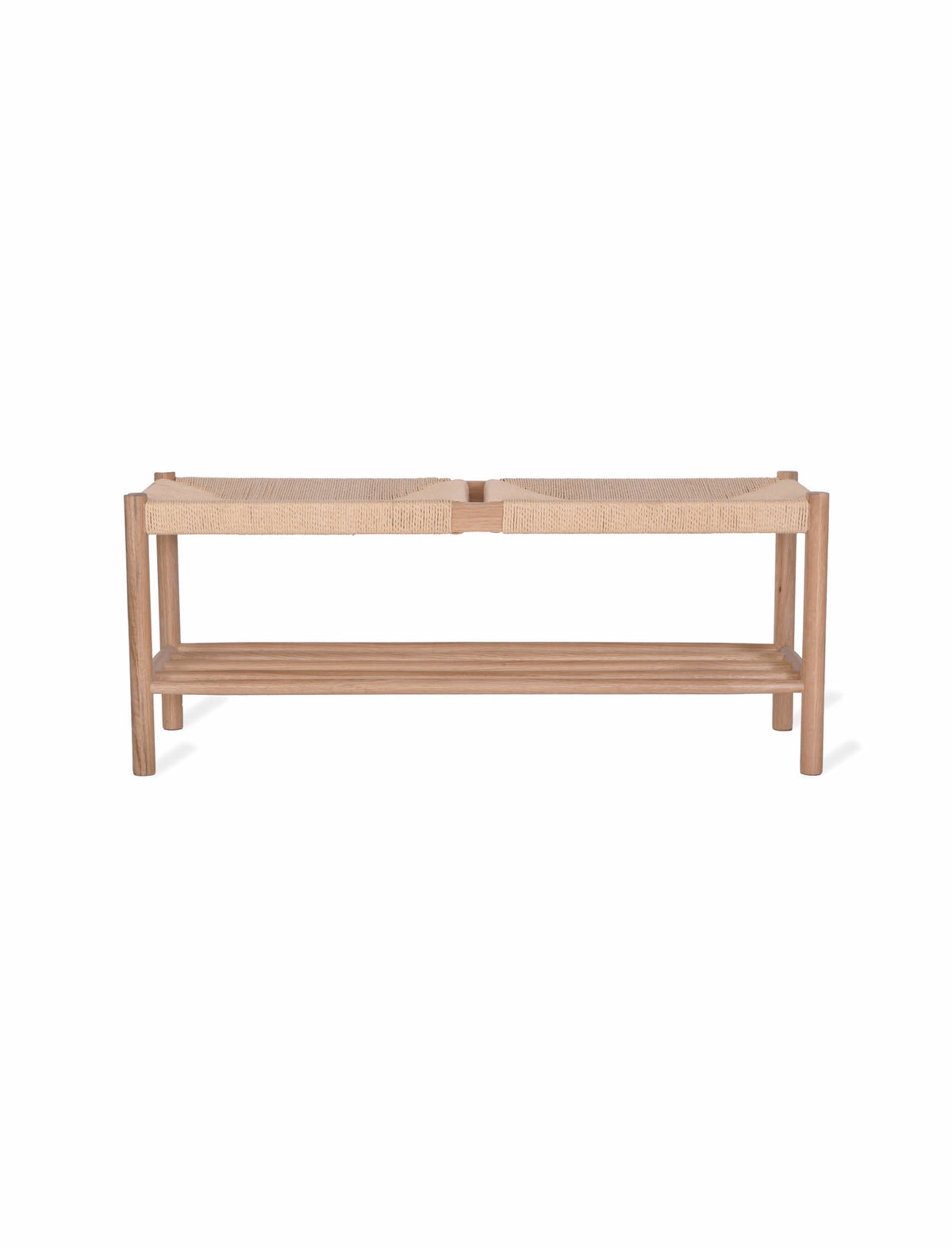 Garden Trading Longworth Hallway Bench - Oak Wood, Natural