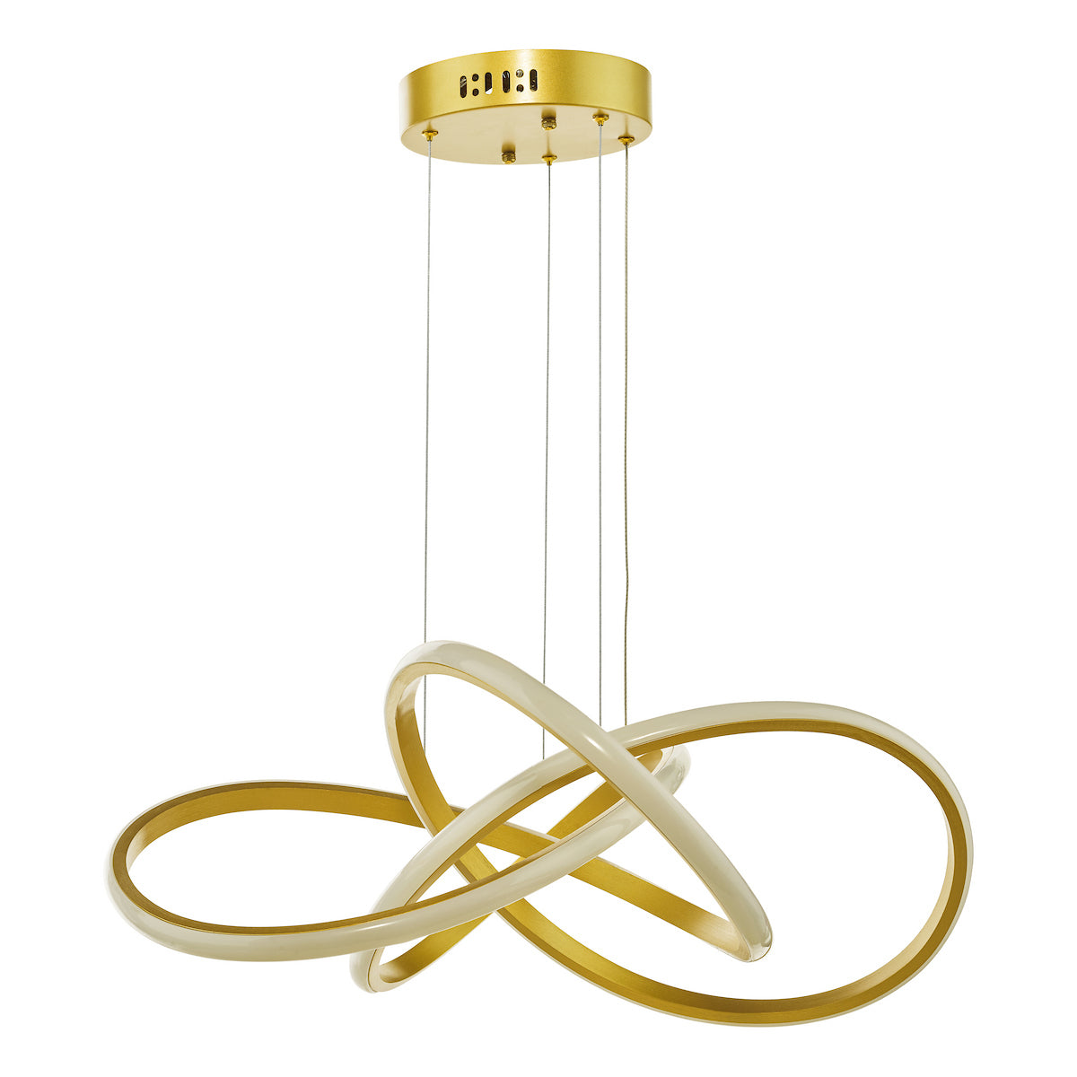 Dar Fusion Pendant Satin Gold LED