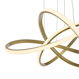 Dar Fusion Pendant Satin Gold LED