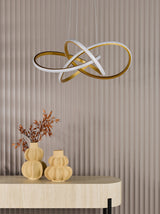 Dar Fusion Pendant Satin Gold LED