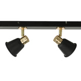 Dar Fry 4 Bar Spotlight Black and Rose Gold –  from Amos Lighting + Home