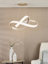 Dar Gavino Pendant Brushed Silver LED