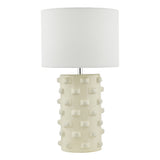 Dar Georgina Table Lamp White With Shade –  from Amos Lighting + Home