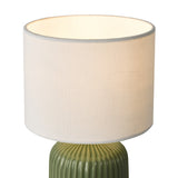 Dar Gigi Twin Pack Table Lamp Green With Shade