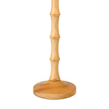 Dar Giuliana 2 Light Table Lamp Wood with Rattan Shade