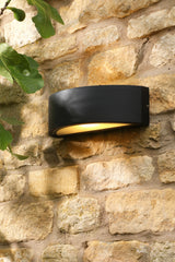 David Hunt Gosport Outdoor Wall Light Matt Black IP54