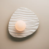 Studio Haran Towan Wall Light in Ceramic and Oak