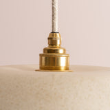Studio Haran Dusk Pendant Light in Ceramic and Brass/Nickel