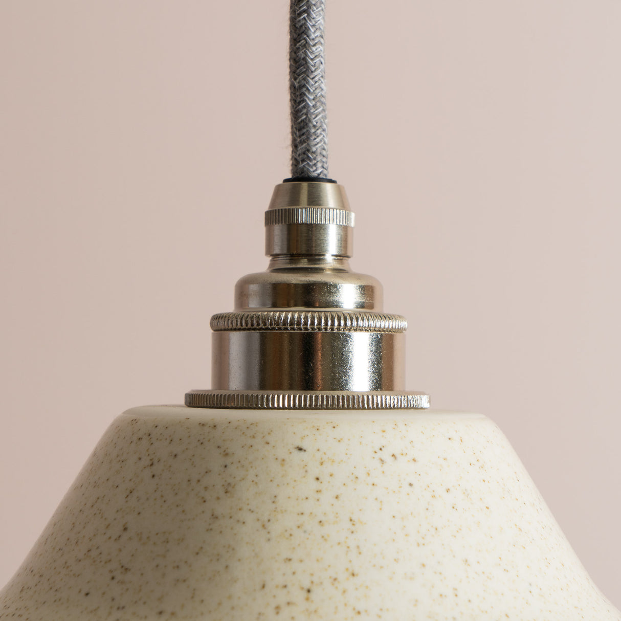 Studio Haran Element Pendant Light in Ceramic and Brass/Nickel