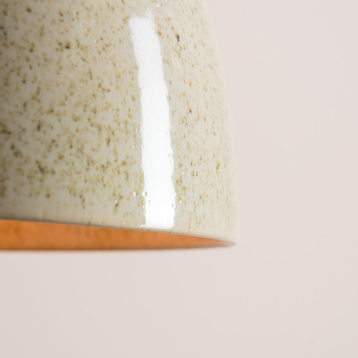 Studio Haran Element Pendant Light in Ceramic and Oak