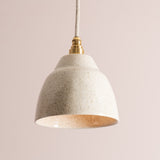 Studio Haran Small Element Pendant Light in Ceramic and Brass/Nickel