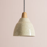 Studio Haran Small Element Pendant Light in Ceramic and Oak
