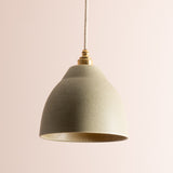 Studio Haran Element Pendant Light in Ceramic and Brass/Nickel