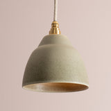 Studio Haran Small Element Pendant Light in Ceramic and Brass/Nickel