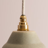 Studio Haran Small Element Pendant Light in Ceramic and Brass/Nickel
