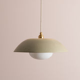 Studio Haran Dusk Pendant Light in Ceramic and Brass/Nickel