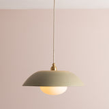 Studio Haran Dusk Pendant Light in Ceramic and Brass/Nickel