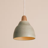 Studio Haran Small Element Pendant Light in Ceramic and Oak