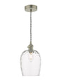 Dar Hadano Pendant Antique Chrome Dimpled Glass –  from Amos Lighting + Home