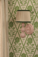 Joules Harewood Wall Light Matt Pink With Shade