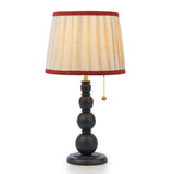 Joules Harewood Table Lamp Matt Blue With Natural Shade